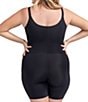Color:Runway - Image 5 - Mid-Thigh Sleeveless V-Neck Sculpt Compression Bodysuit