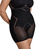 Honeylove Plus Meshsculpt High-Waist Shaping Short, Color:Vamp - Image 4