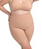Honeylove Plus Meshsculpt Mid-Waist Shaping Short, Color:Sand - Image 1