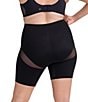Honeylove Plus Meshsculpt Mid-Waist Shaping Short, Color:Vamp - Image 2