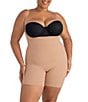 Honeylove Plus Size Open-Bust Mid-Thigh Bodysuit - Image 5