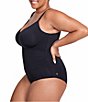Honeylove Plus Size Shaping Cami Bodysuit, Color:Vamp - Image 2