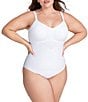 Honeylove Plus Size Shaping Cami Bodysuit, Color:Astral - Image 1