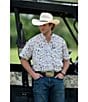 Hooey Maverick Printed Short Sleeve Performance Shirt - Image 3