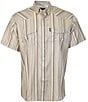 Hooey Sol Striped Short Sleeve Shirt - Image 1