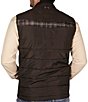 Hooey Solid/Plaid Color Block Vest - Image 2
