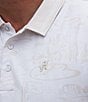 Hooey Weekender Printed Short Sleeve Polo Shirt - Image 3