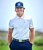 Hooey Weekender Printed Short Sleeve Polo Shirt - Image 4