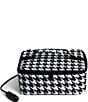 Color:Houndstooth - Image 1 - Portable Mini Oven and Food Warmer Houndstooth Print Lunch Bag 12V