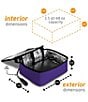Color:Purple - Image 3 - Portable Mini Oven and Food Warmer Lunch Bag 12V