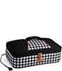 Color:Houndstooth - Image 1 - Portable Oven and Food Warmer Casserole Carrier Houndstooth Print Expandable Tote Bag