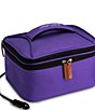 Color:Purple - Image 1 - Portable Oven and Food Warmer Expandable Lunch Tote Bag 12V Car Plug