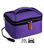 Color:Purple - Image 6 - Portable Oven and Food Warmer Expandable Lunch Tote Bag 12V Car Plug