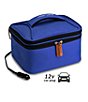 Color:Blue - Image 6 - Portable Oven and Food Warmer Expandable Lunch Tote Bag 12V Car Plug