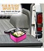 Color:Pink - Image 5 - Portable Oven and Food Warmer Expandable Lunch Tote Bag 12V Car Plug