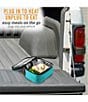 Color:Teal - Image 5 - Portable Oven and Food Warmer Expandable Lunch Tote Bag 12V Car Plug