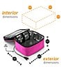 Color:Pink - Image 2 - Portable Oven and Food Warmer Expandable Lunch Tote Bag