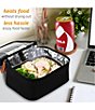 Color:Black - Image 5 - Portable Oven and Food Warmer Expandable Lunch Tote Bag