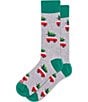 Hot Sox Christmas Tree Van Socks, Color:Grey Heather - Image 2