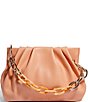 Color:Apricot - Image 1 - Chill Vegan Leather Framed Clutch