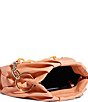 Color:Apricot - Image 3 - Chill Vegan Leather Framed Clutch