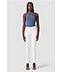 Color:White - Image 6 - Nico Mid-Rise Straight Ankle Jean