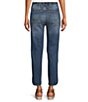 Color:Summer Wind - Image 2 - Remi High Rise Straight Leg Ankle Jeans