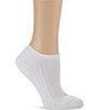 Color:White - Image 1 - Air Cushion Sport Mesh Top No-Show Socks, 3 Pack