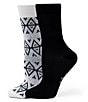 HUE Argyle Stripe Boot Crew Socks, 2-Pack - Image 6