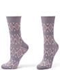 HUE Argyle Stripe Boot Crew Socks, 2-Pack - Image 3