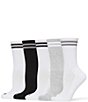 HUE Assorted Sport Crew Sock, 5 Pack - Image 1