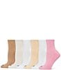 HUE Beauty Sport Mini Crew Socks, 6 Pack - Image 1