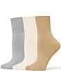 HUE Bobby 3pk Crew Sock - Image 1