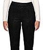 HUE Faux Suede Metallic Trouser Leggings - Image 5