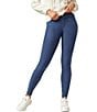 HUE Fleece Lined Denim Jeggings, Color:Medium Wash - Image 1