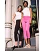 HUE Hi-Rise Ultra Soft Denim Capri Leggings - Image 5