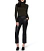 HUE Leatherette Cropped Boot Cut Leggings - Image 4