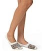 HUE Leopard Print Sneaker Liner Socks, 4 Pack - Image 2