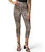 HUE Leopard Ultra Soft Denim Capri Leggings - Image 1