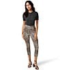 HUE Leopard Ultra Soft Denim Capri Leggings - Image 4