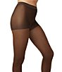HUE Metallic Shimmer Opaque Tights, Color:Gold - Image 2