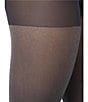 HUE Metallic Shimmer Opaque Tights, Color:Silver - Image 3