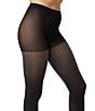 HUE Metallic Shimmer Opaque Tights, Color:Black - Image 2