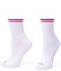 HUE Micro Stripe Sport Mini Crew Socks, 6 Pack - Image 2