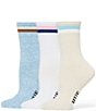 HUE Must Have Stripe Crew Socks, 3 Pack - Image 1