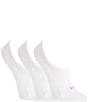 Color:White - Image 1 - Perfect Sneaker Liner Socks, 3 Pack