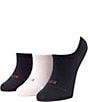 Color:Black/White - Image 1 - Perfect Sneaker Liner Socks, 3 Pack