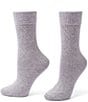 HUE Pointelle Argyle Boot Crew Sock, 2 Pack - Image 2
