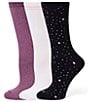 HUE Polka Dot Crew Socks, 3 Pack - Image 1