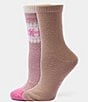 HUE Snowflake Border Crew Socks, 2-Pack - Image 5